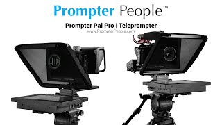 Prompter Pal Pro  Professional  Monitor  iPad Pro  Talent Model Teleprompter [upl. by Reteip]