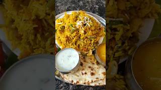 Dum Biriyani  Vegetable Dum Biriyani  Butter Naun  Ghee Rice  Dhal  Udupi Hotel review recipe [upl. by Dav]