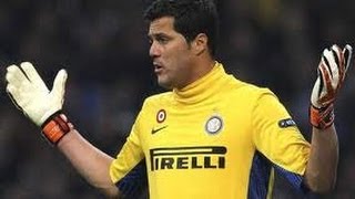 Julio Cesar ● Top 5 Best Saves ● HD [upl. by Analli]