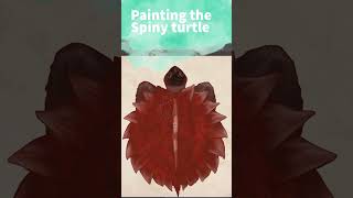 How to draw the spiny turtle Heosemys spinosa art drawinganimal [upl. by Brunella38]