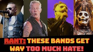 RANT Top 10 Most OverHATED Heavy Metal Bands [upl. by Tteragram]