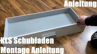 KLS Schubladen Montage Anleitung  Wimex Kleiderschrank Drehtürenschrank Schublade Montageanleitung [upl. by Sisto]