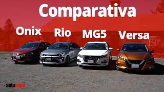 Onix Río MG5 Versa  Comparativa costobeneficio [upl. by Adikam847]