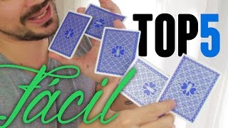 Cómo Empezar a Aprender Cardistry con 5 Florituras con Cartas Fáciles y Visuales [upl. by Einaj]