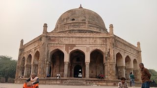 Historical Place Of Delhi quotAdam Khan Tomb  Bhool Bhulaiyaquot  450 Years Old [upl. by Narine]