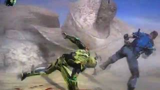 Mortal Kombat 9 cyrax vs stryker xbox 360 [upl. by Nap]