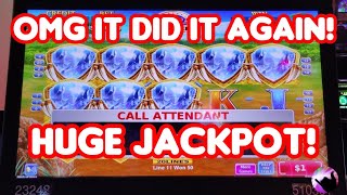 INSANE Konami Jackpot to Start 2024 Lightning Struck Twice at ParisLasVegas [upl. by Enelehcim]