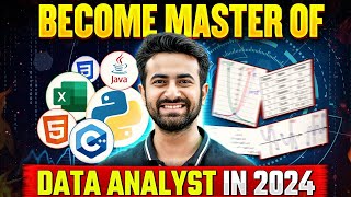 How to become Data Analyst in 2024🧐🤔 Complete roadmap of Data Analyst [upl. by Alleacim]