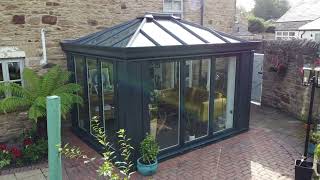 NewBuild Hybrid Orangery  Ultraframe Glass Roof [upl. by Dammahum350]