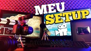 Equipamentos para ser um Youtuber O meu setup [upl. by Yttocs]