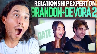 Dating Coach Reacts to BRANDON WALSH  DEVORAH ROLOFF 2 [upl. by Yesnil]