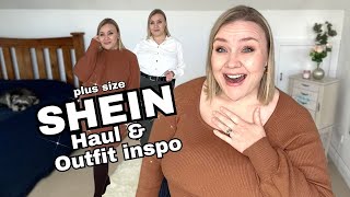 SHEIN PLUS SIZE HAUL  First haul of the year [upl. by Sloatman]