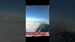 WATCH as Russian jet does a flyby of US military planes at highspeed [upl. by Nylatsirhc]