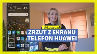 Zrzut ekranu telefon Huawei  ZOBACZ JAK ŁATWO [upl. by Araccot774]