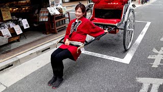 A Day in Life of Rickshaw Puller in Japan [upl. by Irik762]