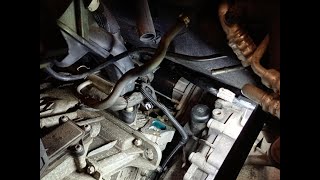 Replacing Starter Motor On Mercedes B200 Turbo The Easy Way [upl. by Lattimer209]