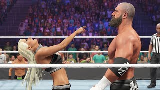 Maryse vs Triple H  Intergender Full Match [upl. by Nnyladnarb]