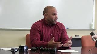 Harrisburg school district superintendent addresses fight video at John Harris campus [upl. by Kcyrred962]