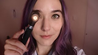 ASMR Realistic Eye Exam  Medical Roleplay  Light Triggers Lenses and Personal Attention [upl. by Selrahc]