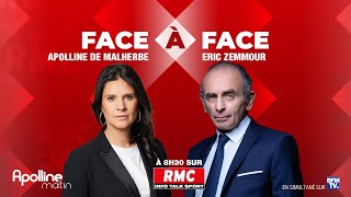 Linterview politique intégrale dEric Zemmour sur RMC [upl. by Rosati319]