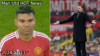 Man Utd pundit spots what Casemiro did after being substituted by Ruud van Nistelrooy and it speaks [upl. by Suiravaj]