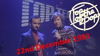 Top of the Pops Chart Rundown  22nd December 1983 David Jensen amp John Peel [upl. by Nnire]