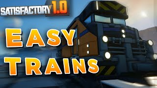 Perfect Beginner Guide To Trains Satisfactory 10 [upl. by Jac]