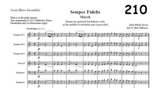 Semper Fidelis March [upl. by Pompea]