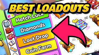 Best Enchant Loadouts in Pet Sim 99 Hatch Luck Diamonds Loot Drops Coins amp Tap Damage [upl. by Brenk324]