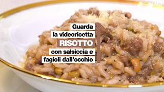 Promo ricetta Risotto con salsiccia e fagioli dellocchio [upl. by Zinnes]