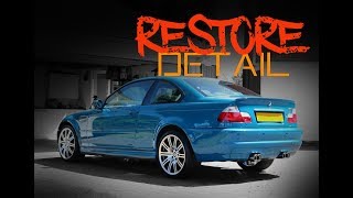 BMW E46 M3  3 stage machine polish jeweling PART 1 Car Detailing [upl. by Atnauq711]