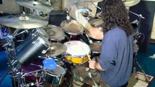 Whitesnake Bad Boys Drum Cover Part 2 By Max Buell Used Ufip Cymbals and Drum Art [upl. by Anamuj]