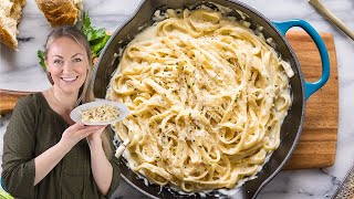 Creamy and Easy Fettuccine Alfredo [upl. by Ibbetson226]