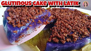 How to make GLUTINOUS RICE CAKEMALAGKIT gamit GLUTINOUS RICE FLOUR KAKANIN RECIPENEGOSYO IDEA [upl. by Bluma]