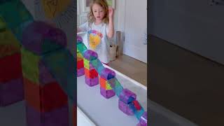 Car Ramps with MAGNATILES® [upl. by Anikehs]