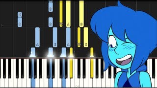 That Distant Shore Lapis Song  Steven Universe  Synthesia Piano Tutorial [upl. by Oskar]