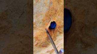 amazing blue agate in lake superior rocks 43 crystalhunting youtubeshorts shortsvideo [upl. by Aguste]