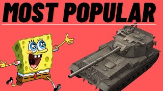 Top 5 MOST POPULAR Tanks IN WOT BLITZ [upl. by Fawcett]