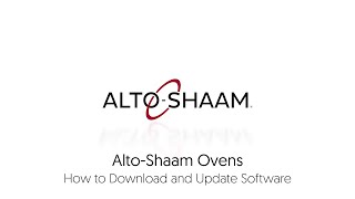 How to Update your AltoShaam Oven Software [upl. by Rise]