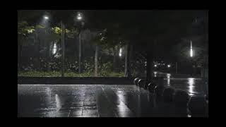 Soothing ASMR Rainfall Relaxing Rain Over Empty Parking Lot and Forest for Deep Sleep [upl. by Aihsekal]