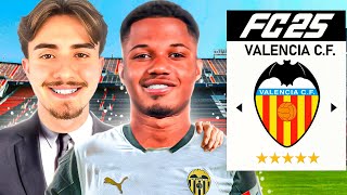 Reconstruyo al Valencia en FC 25 Realista [upl. by Anny]