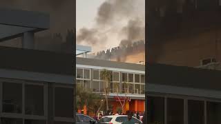 Carnival Mall on fire The mall is in Brakpan in Ekurhuleni opposite Carnival City [upl. by Asnerek386]