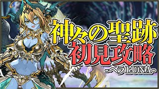 転生ヘラLUNA降臨初見！激ムズ新フロアが来たぞ！神々の聖跡 ブラックバード【パズドラ】 [upl. by Ynned]