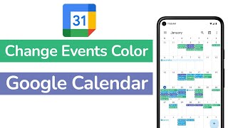 How to Change Events Color in Google Calendar App [upl. by Hsirrap]