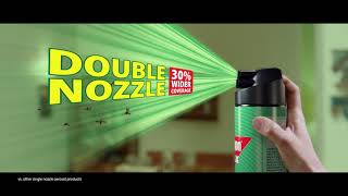 Baygon Max Double Nozzle Spray With 30 Wider Coverage  Baygon Nepal [upl. by Nuahsyd]