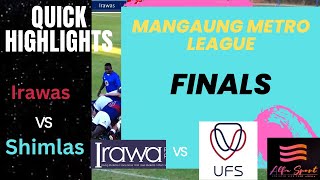 Quick Highlights Finals Shimlas vs Irawas [upl. by Buyers282]