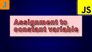 Uncaught TypeError Assignment to constant variable [upl. by Jermyn]