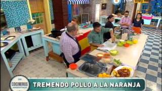 Pollo a la naranja con papas al queso Parte 1 [upl. by Brinkema]