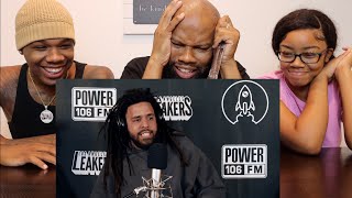 J Cole Freestyles  LA Leakers Freestyle  POPS REACTION [upl. by Sairahcaz]