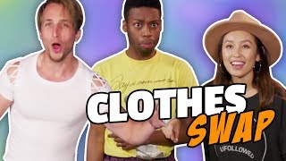 EXTREME CLOTHES SWAP CHALLENGE Squad Vlogs [upl. by Kristy]